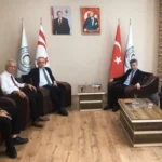 KKTC Ankara Büyükelçisi Korukoğlu’ndan SANKON’a ziyaret-haber