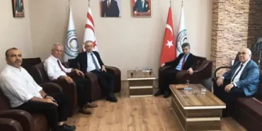 KKTC Ankara Büyükelçisi Korukoğlu’ndan SANKON’a ziyaret-haber