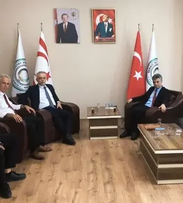 KKTC Ankara Büyükelçisi Korukoğlu’ndan SANKON’a ziyaret-haber