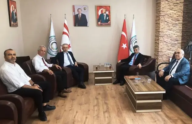 KKTC Ankara Büyükelçisi Korukoğlu’ndan SANKON’a ziyaret-haber